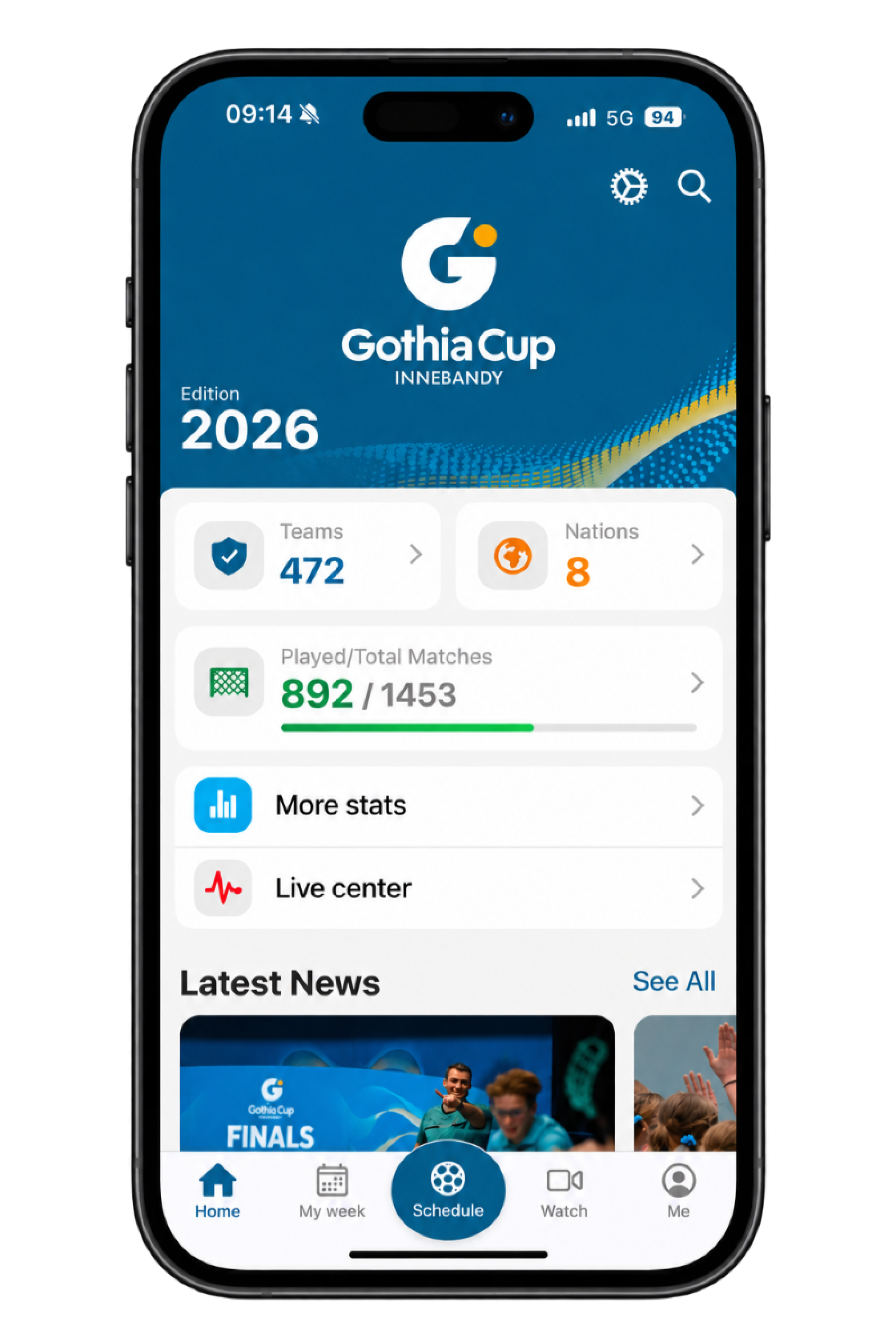 Gothia Innebandy App