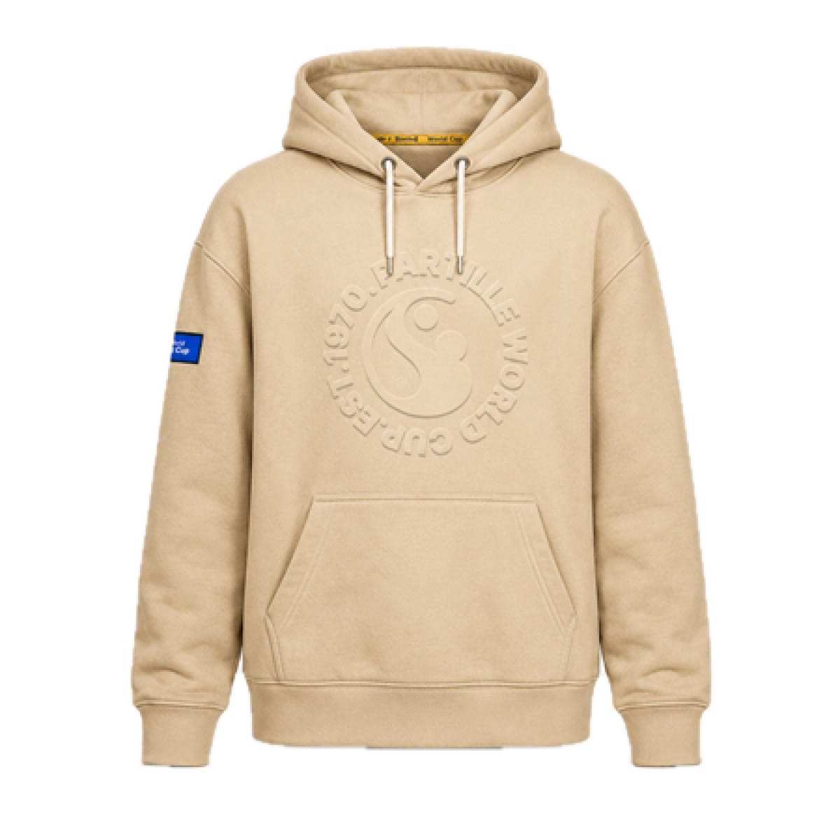Hoodie Debossed Sand